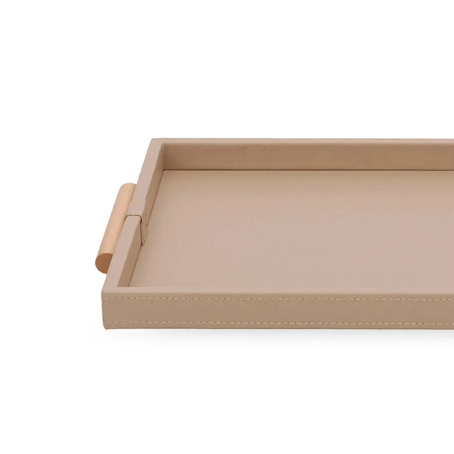 Bandeja Grande em MDF com PU Rosé 3,5x32,5x52cm Mart