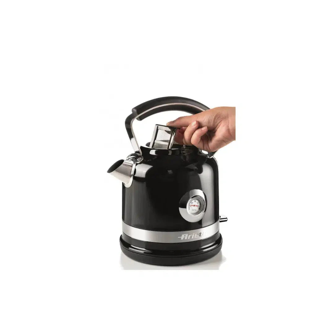 Chaleira Elétrica Moderna Preta 1,7L 360º 220V 1850W Ariete