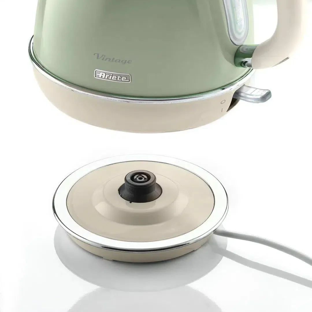 PRÉ-VENDA: Chaleira Elétrica Vintage Verde 1,7L 360º 220V 1850W Ariete