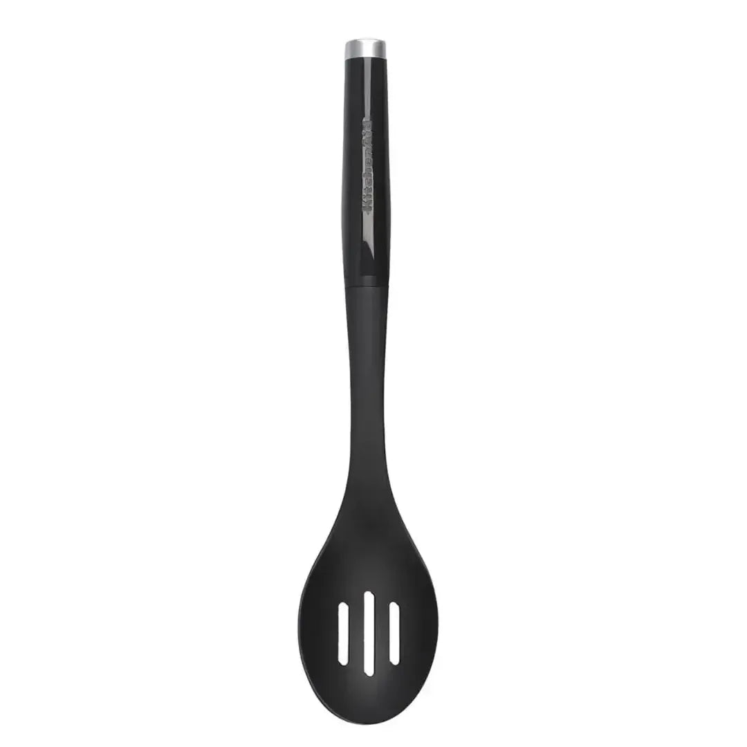 Colher para Servir Perfurada Nylon Preta KitchenAid