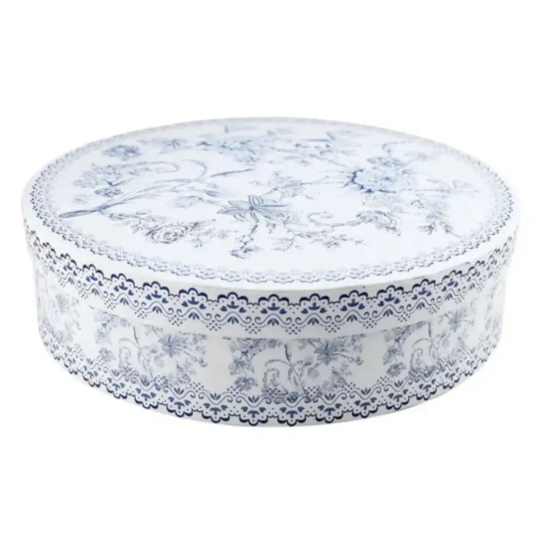 Jogo 4 Xícaras de Café com Pires New Bone China Hortênsia 90ml Azul L'Hermitage