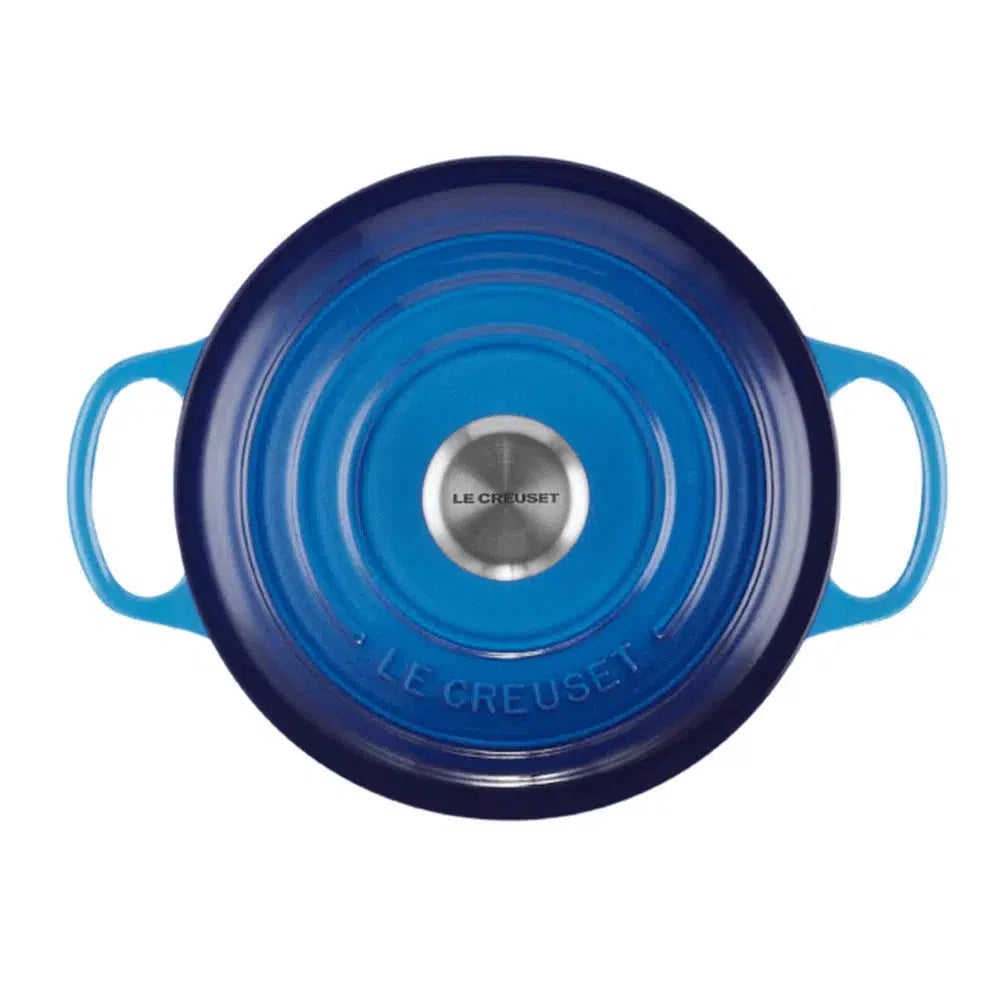 Panela Le Creuset Redonda Signature Azure 1,8L 18cm