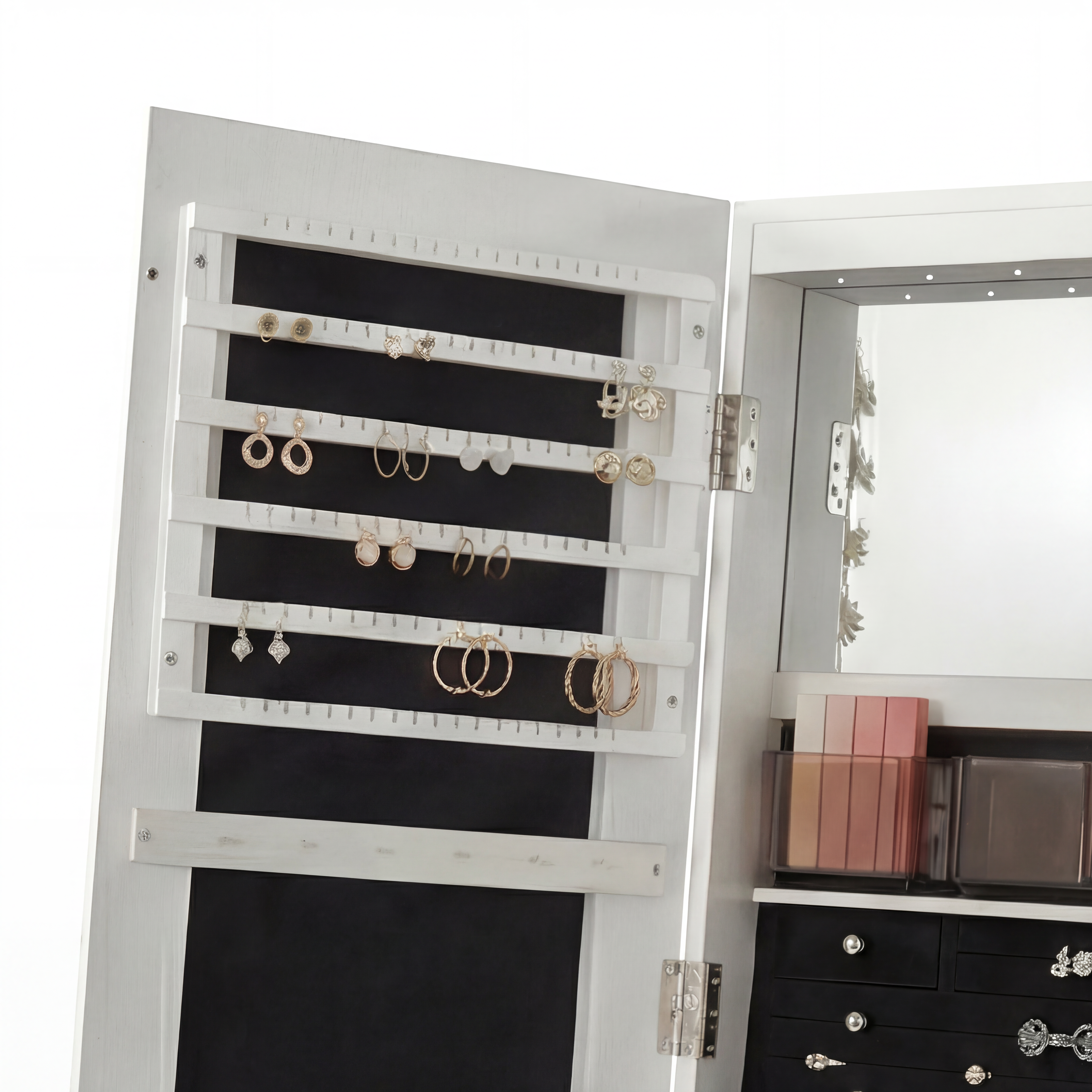 Camarim Porta-Joias 360° com LED