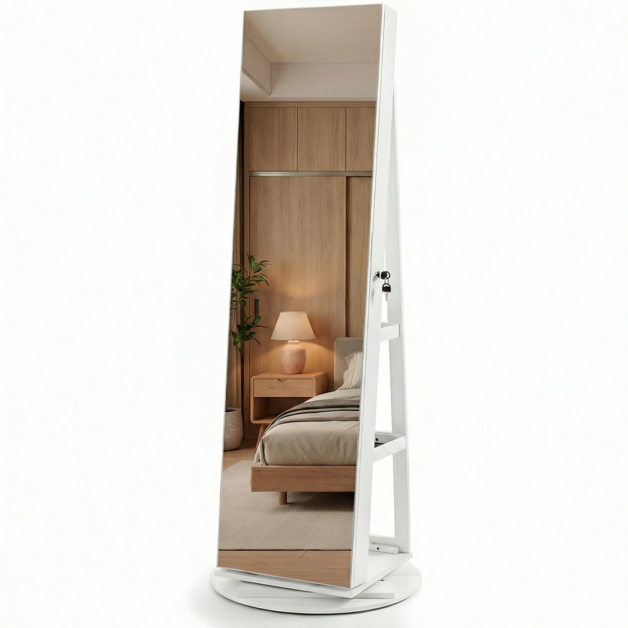 Camarim Porta-Joias 360° com LED