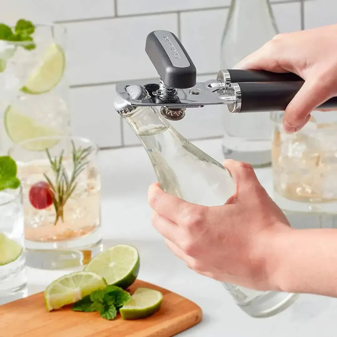 Abridor Latas e Garrafas Multiuso Preto KitchenAid