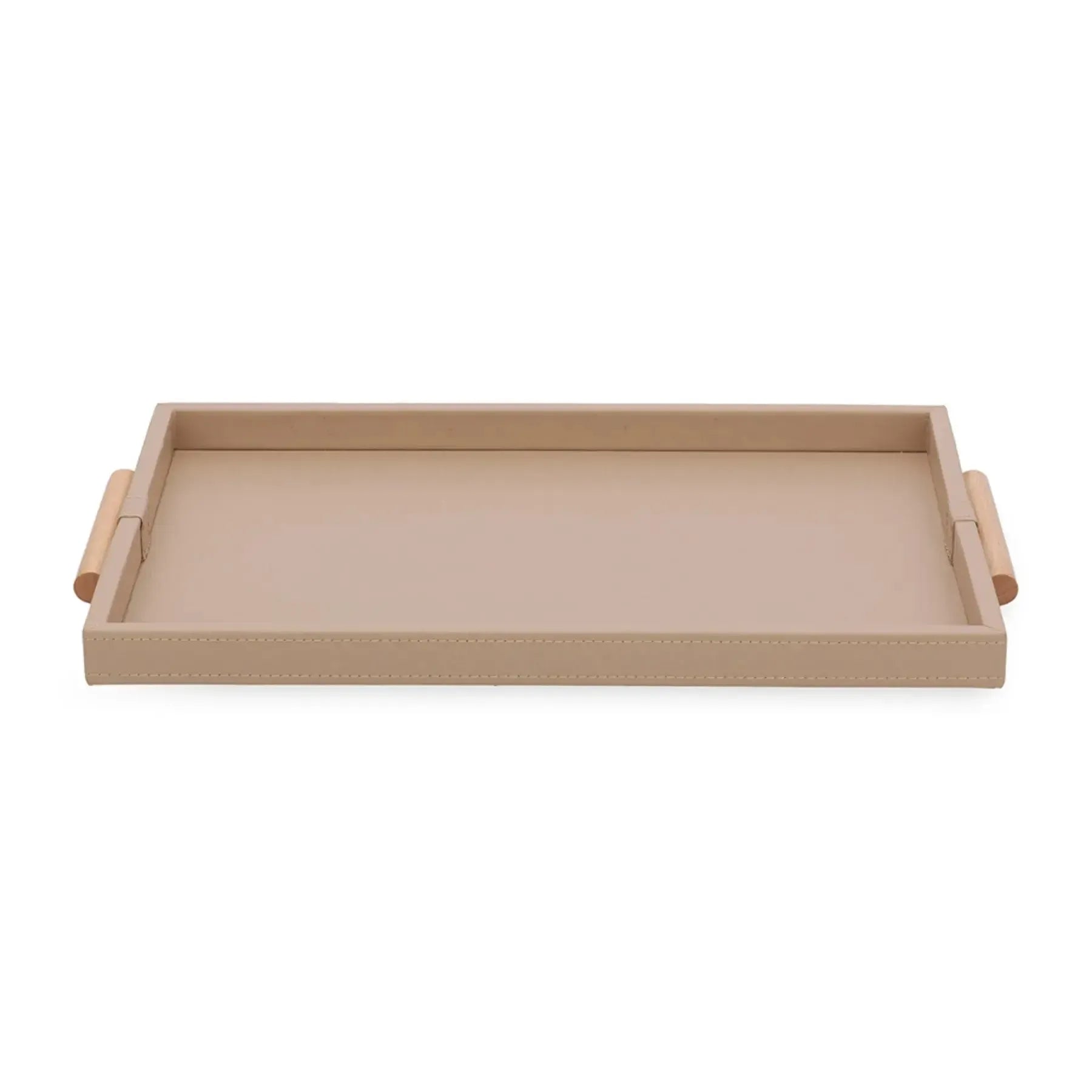 Bandeja Grande em MDF com PU Rosé 3,5x32,5x52cm Mart