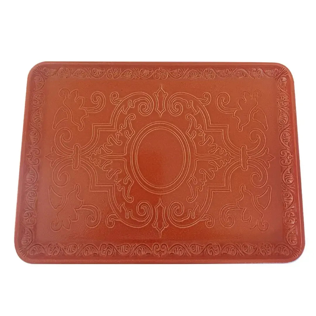 Bandeja Madeira Arabesco Vermelha 28x20cm Tuut