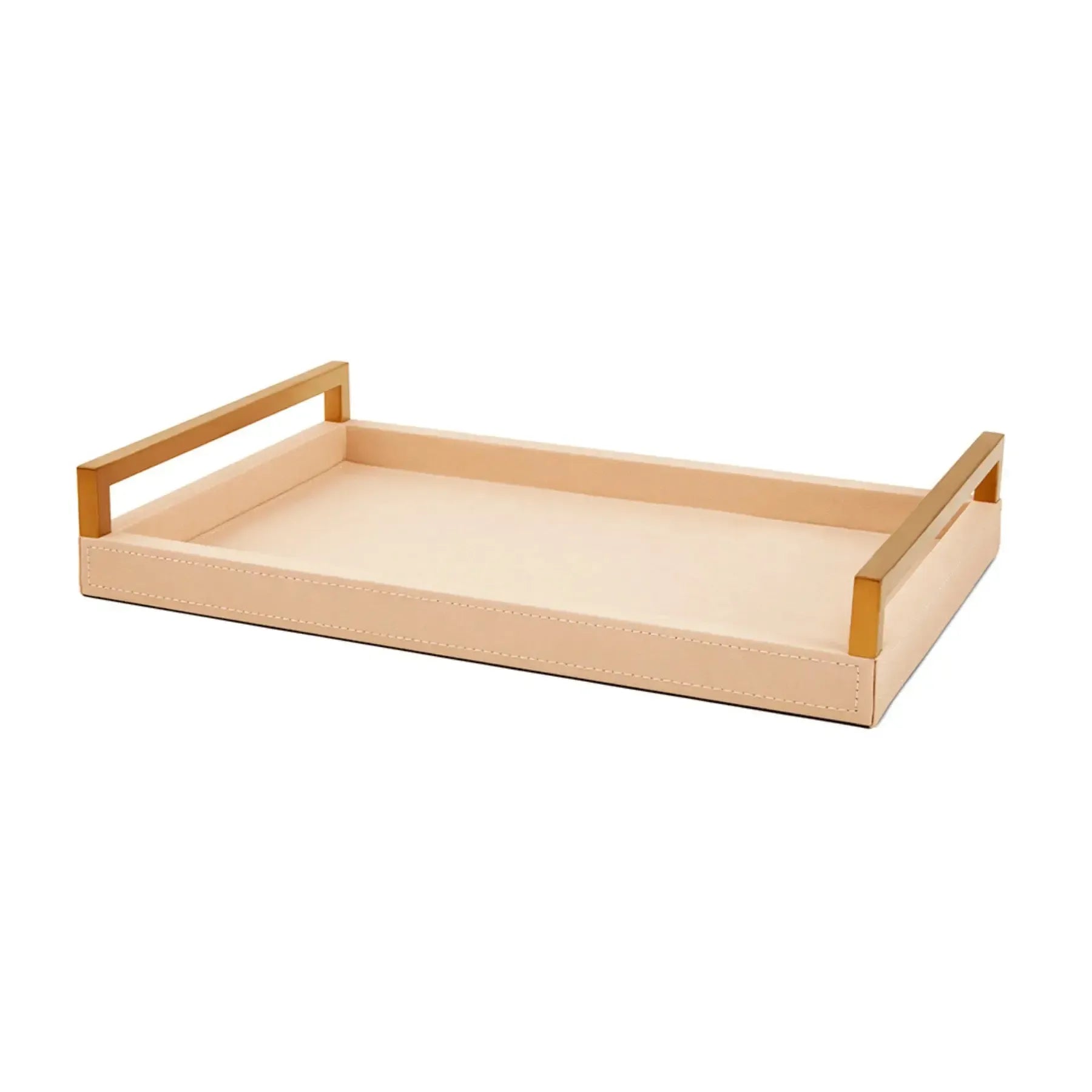 Bandeja Média em MDF com PU Bege 6,5x27x39,5cm Mart