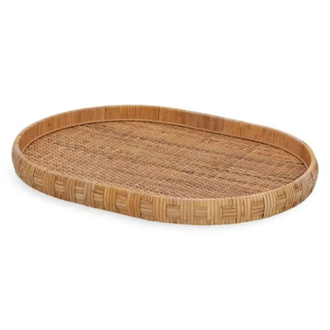 Bandeja em Fibra Natural 4x50x36cm Mart