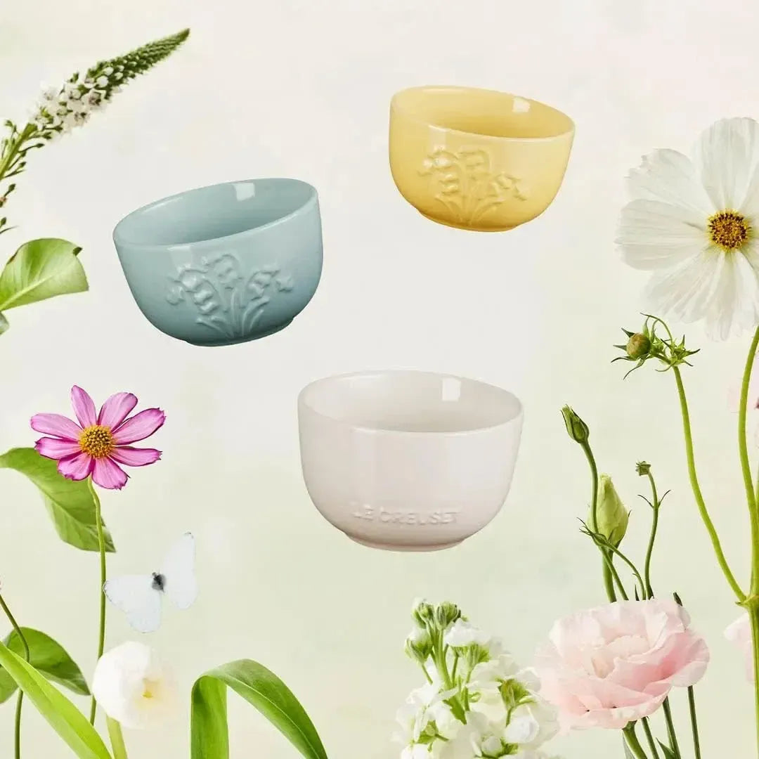 Bowl Cerâmica Sphere Jardim Sea Salt 320ml Le Creuset