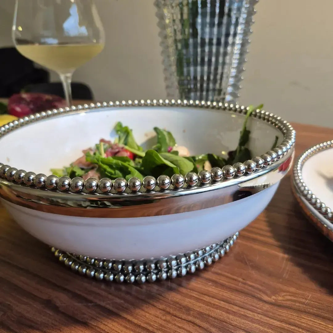 PRÉ-VENDA: Bowl de Cerâmica Bolinhas Object Bahali 26cm