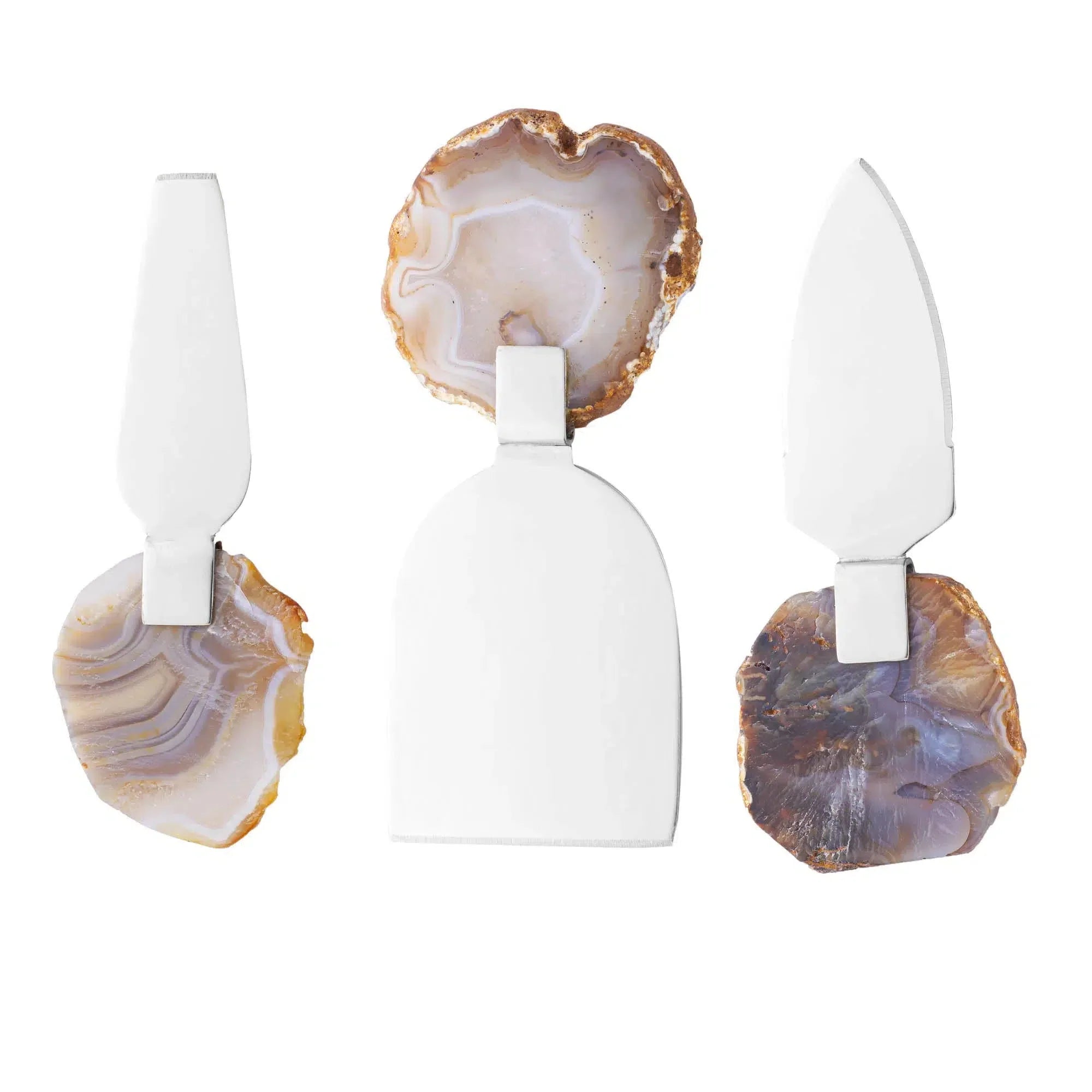 Conjunto 3 Facas para Queijo Aço Inox Agata Wolff