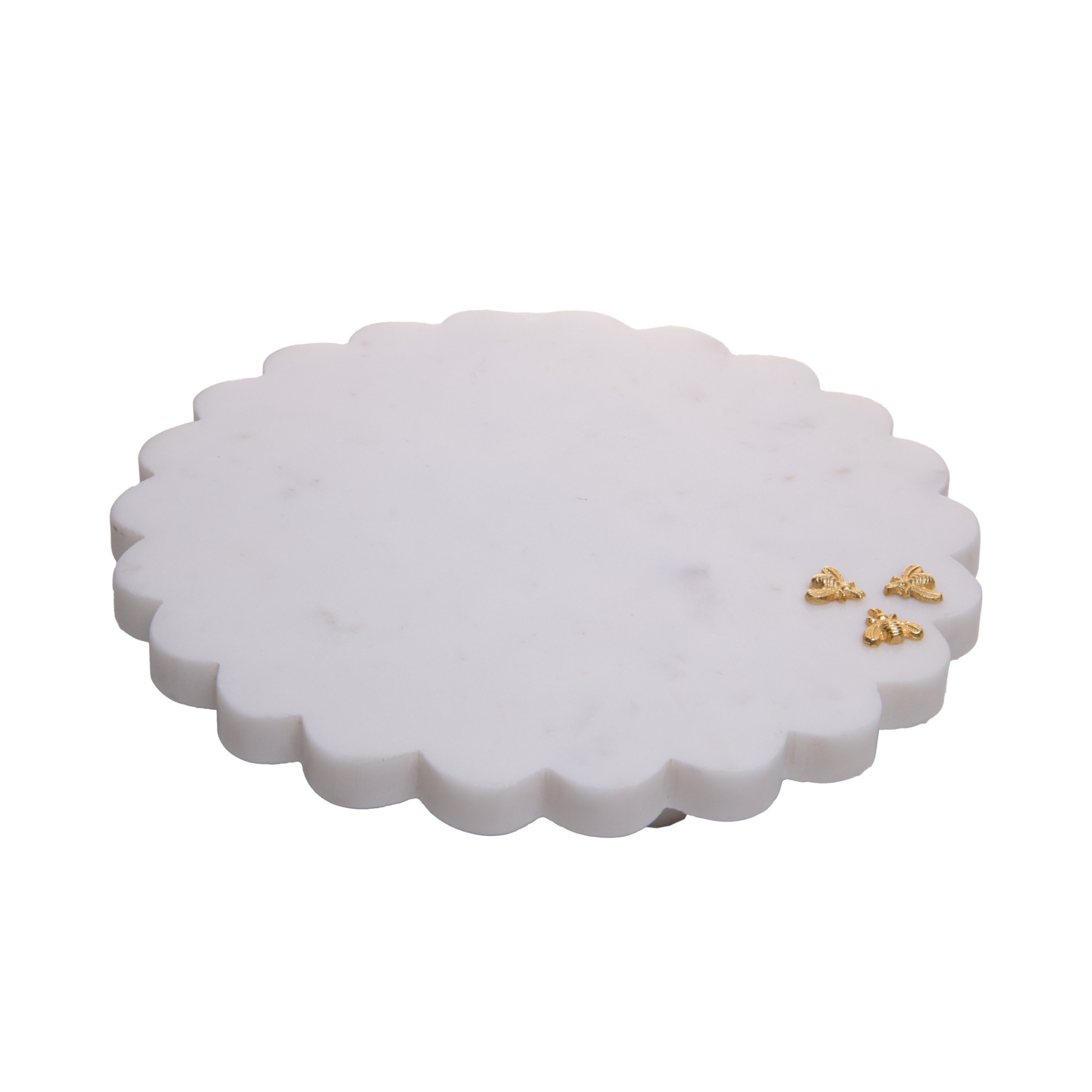 Tábua Para Frios Redonda Mármore New Bee 25,5cm Wolff