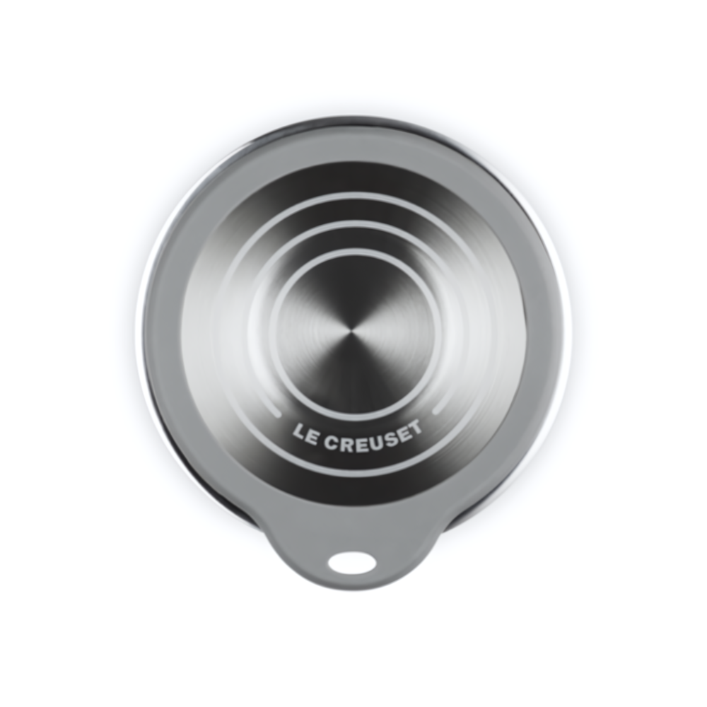 Bowl Redondo Mixing Inox Tampa Vidro 23cm Le Creuset