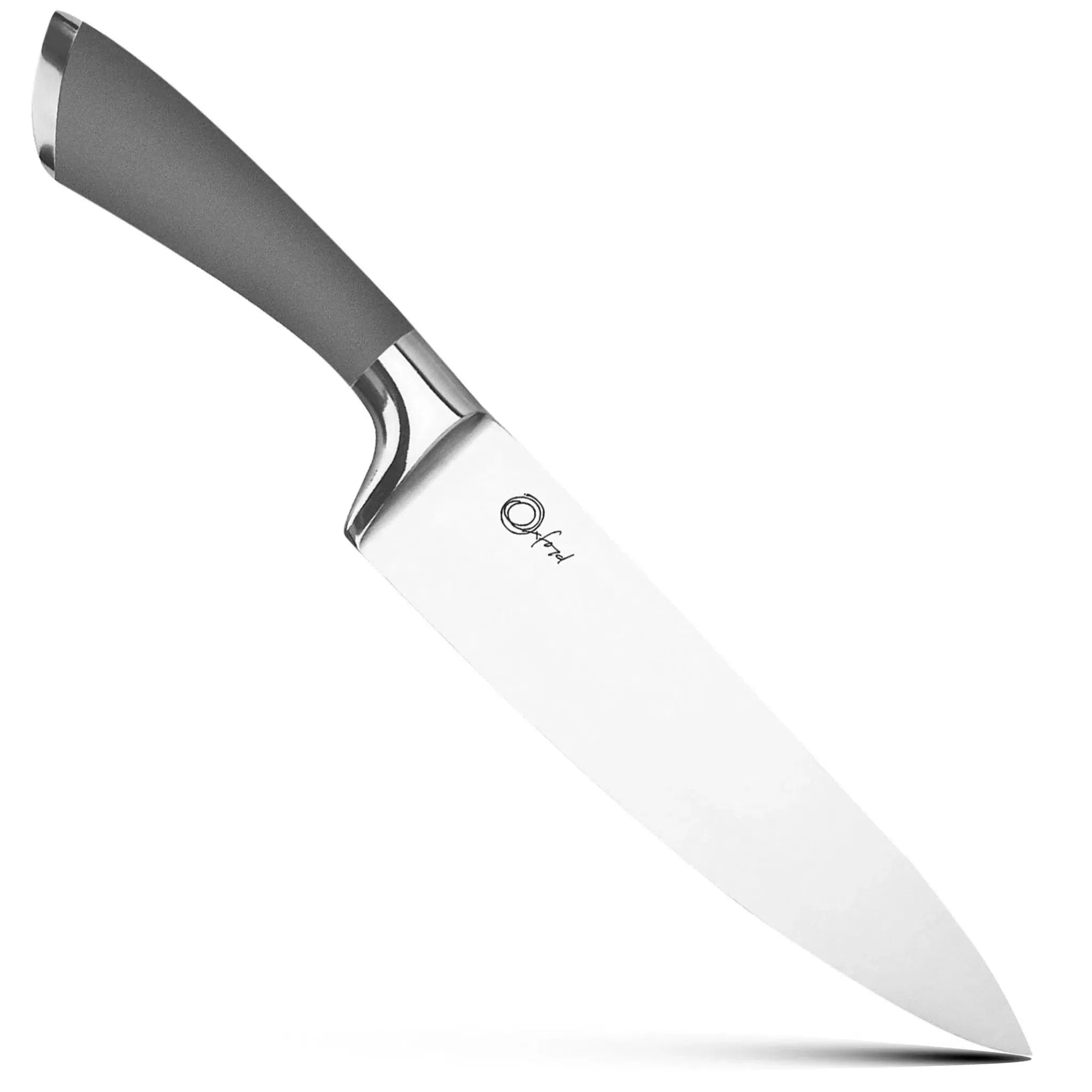 Faca Chef 33cm Inox com Cabo Cinza