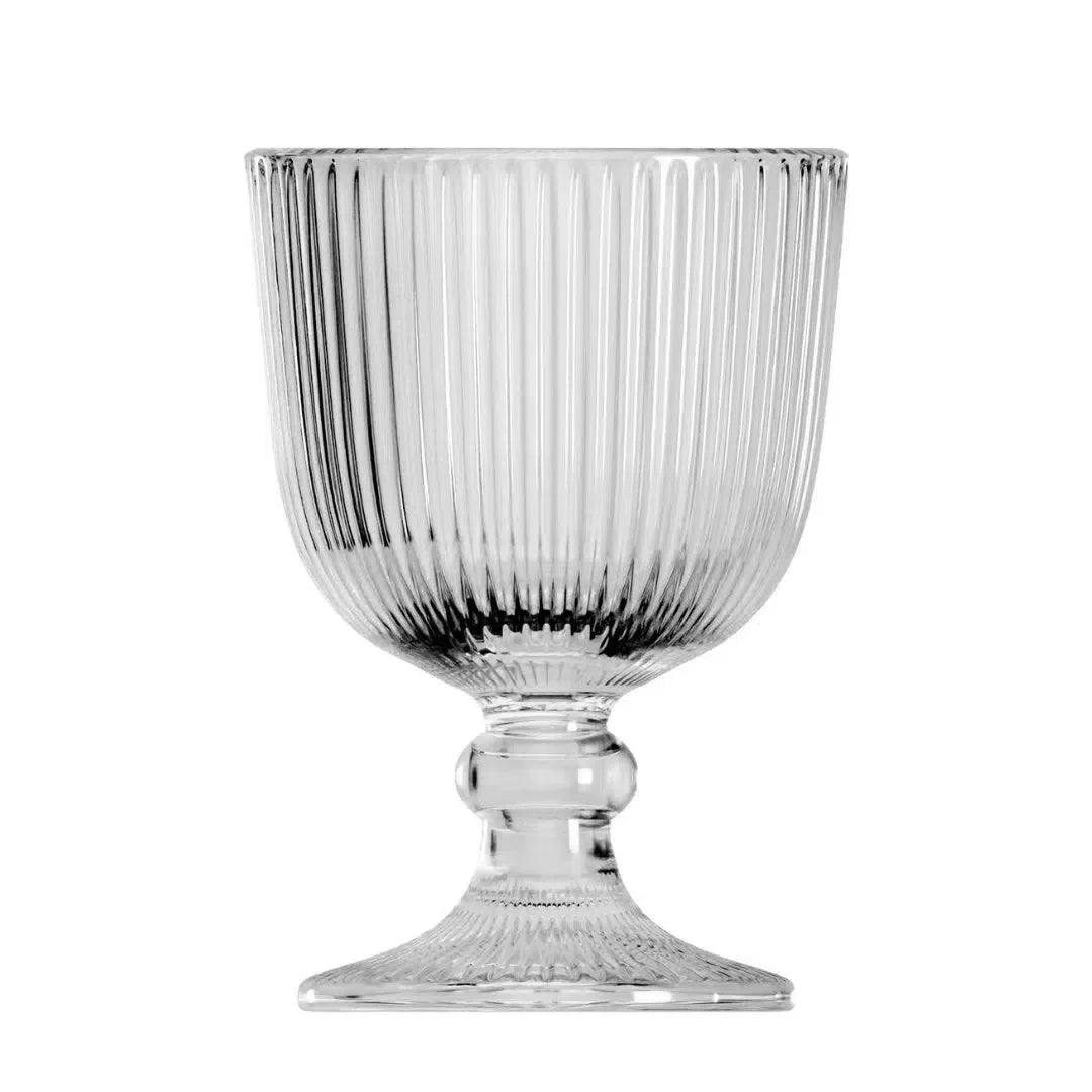 Jogo 2 Taças para Vinho Vidro Cristalino Lines 380ml