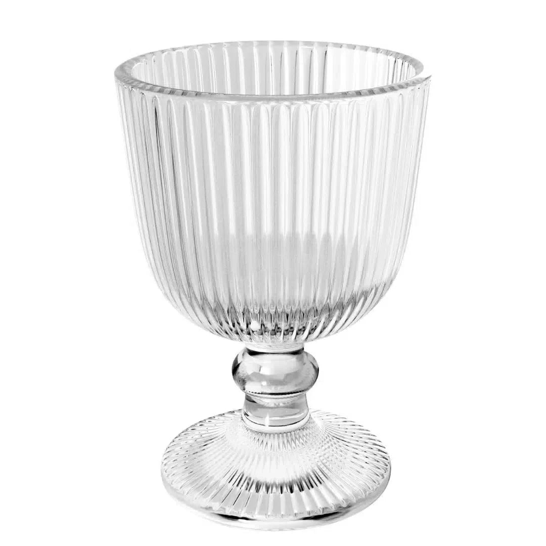 Jogo 2 Taças para Vinho Vidro Cristalino Lines 380ml