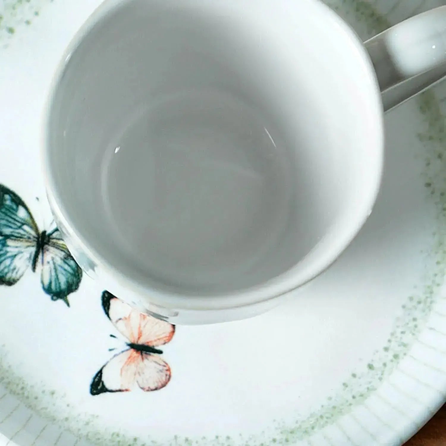 Jogo 6 Xícaras de Café com Pires Stoneware Bio Refúgio 120ml Porto Brasil