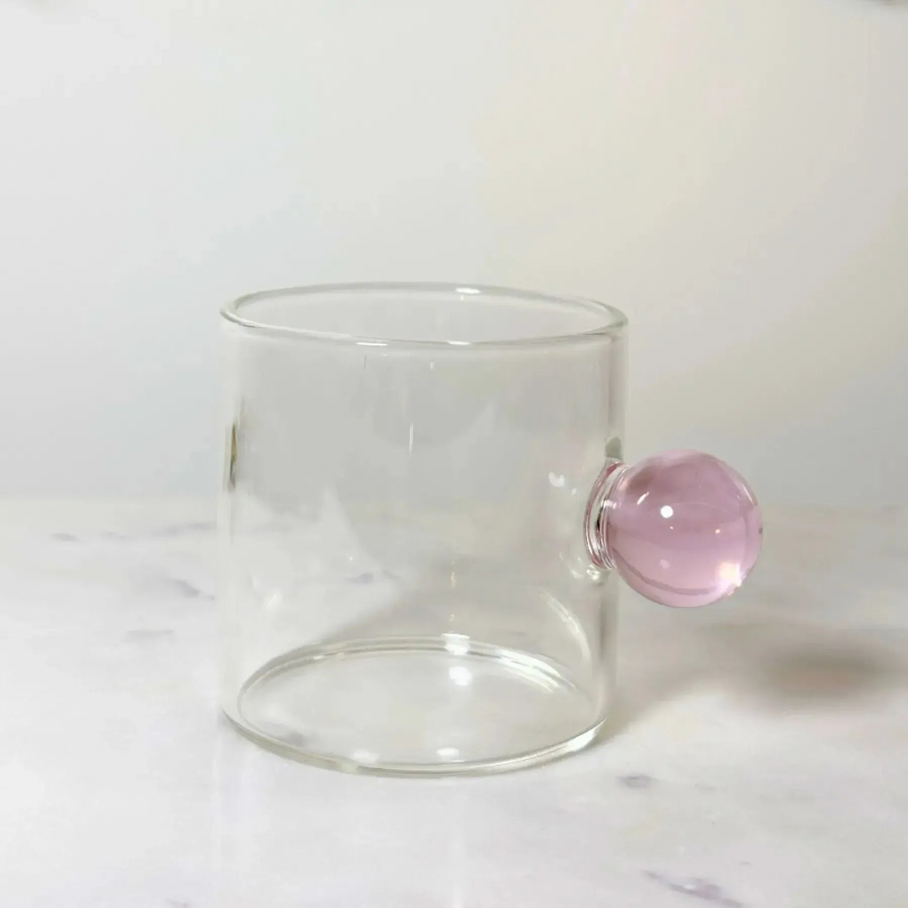 Jogo de 6 Xícaras de Café Vidro Linha Sintonia Rosa 100ml