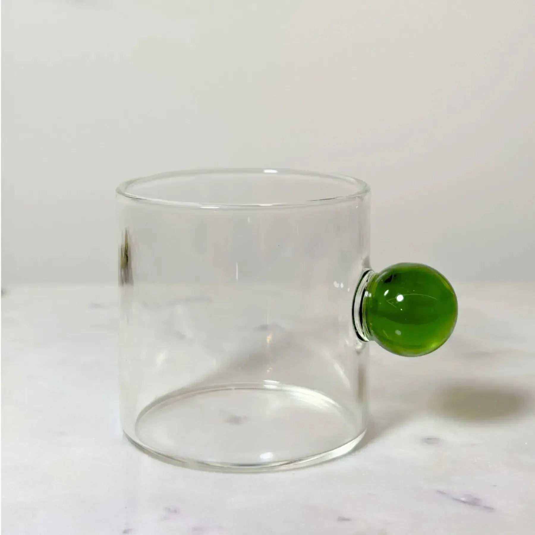 Jogo de 6 Xícaras de Café Vidro Linha Sintonia Verde 100ml