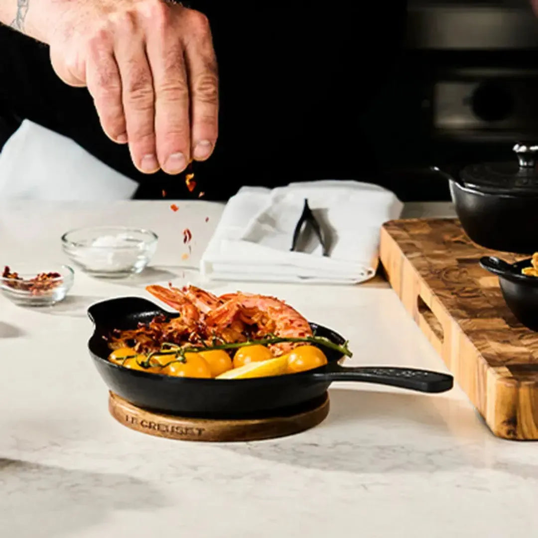 Kit 4 Mini Skillets Gourmand Matte Black 300ml 16cm Le Creuset