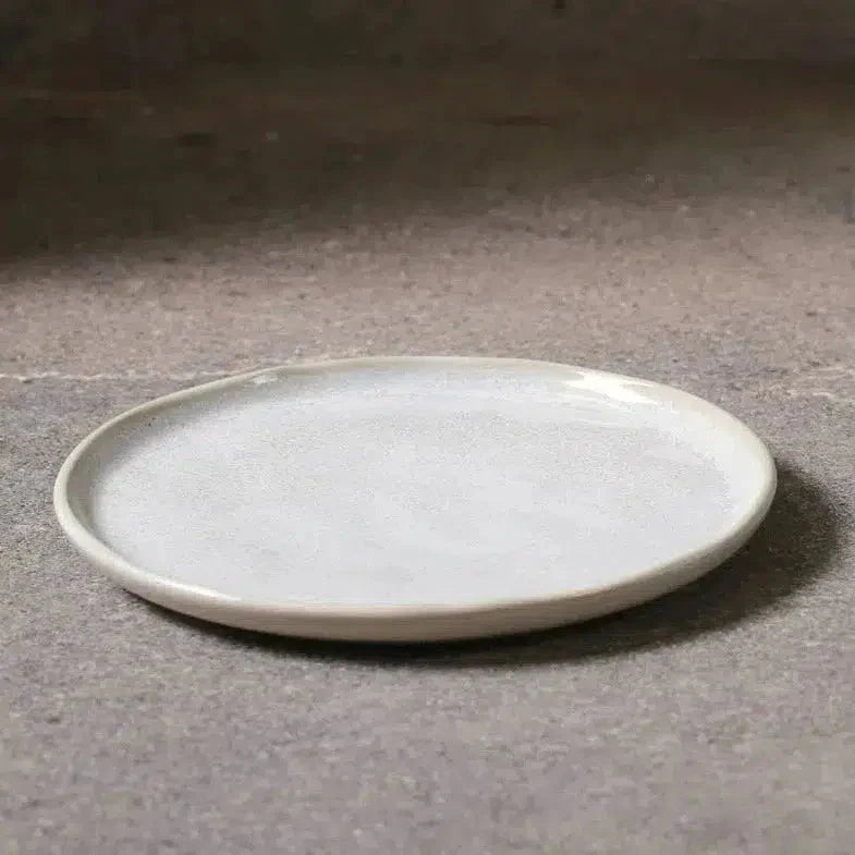 Jogo 6 Pratos de Sobremesa Stoneware Bio Latte 21,5cm Porto Brasil