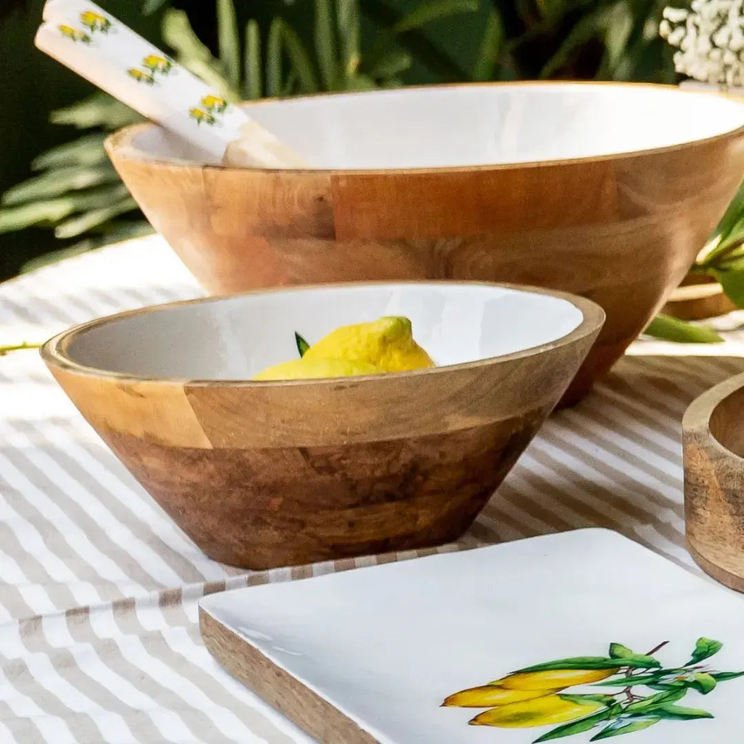 Bowl Médio Madeira Toscana Bahali 25cm
