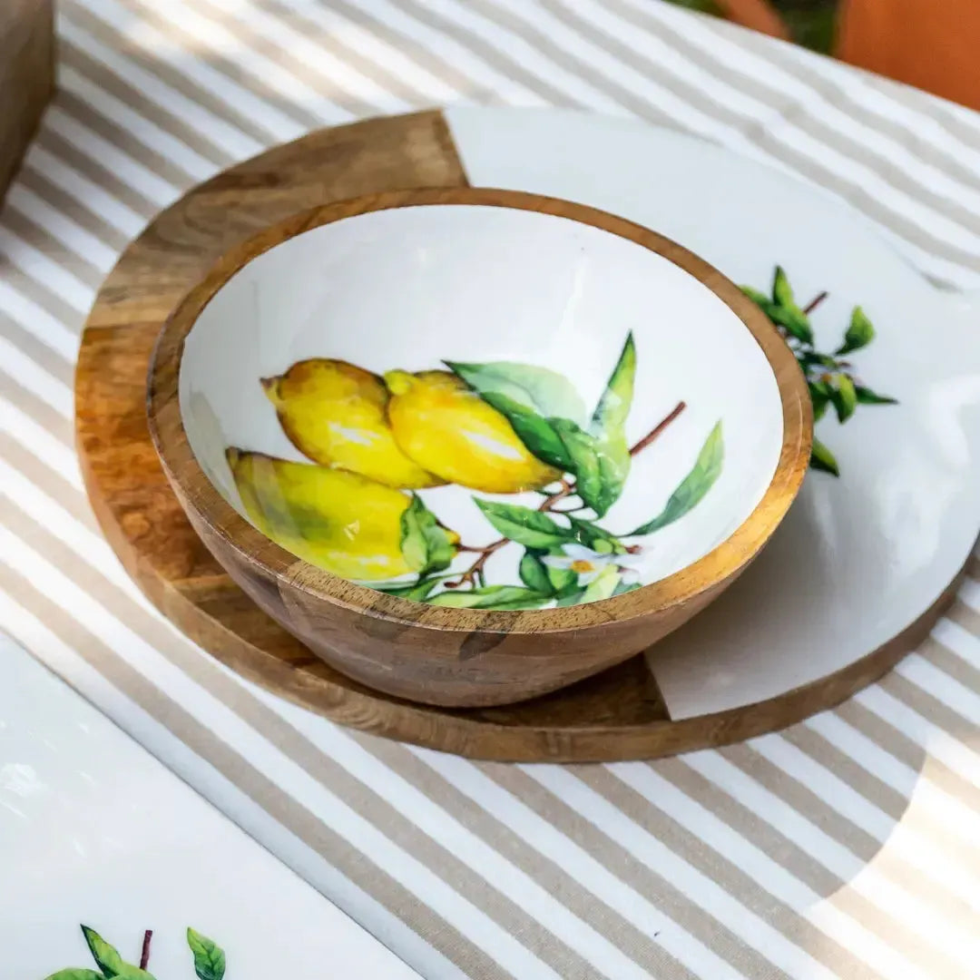 Bowl Pequeno Madeira Toscana Bahali 20cm