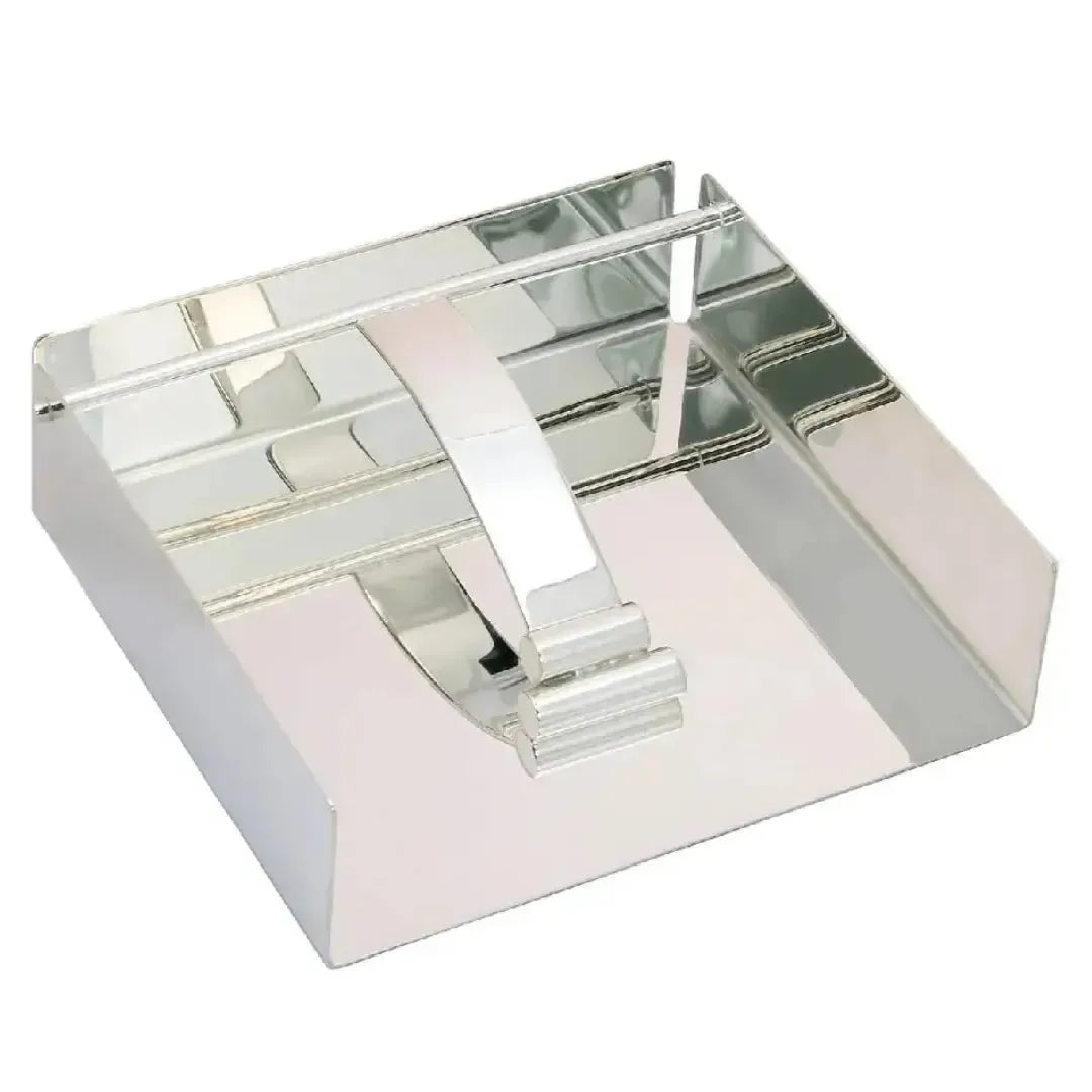 Porta Guardanapo 18x18cm Prata Shefield Plate
