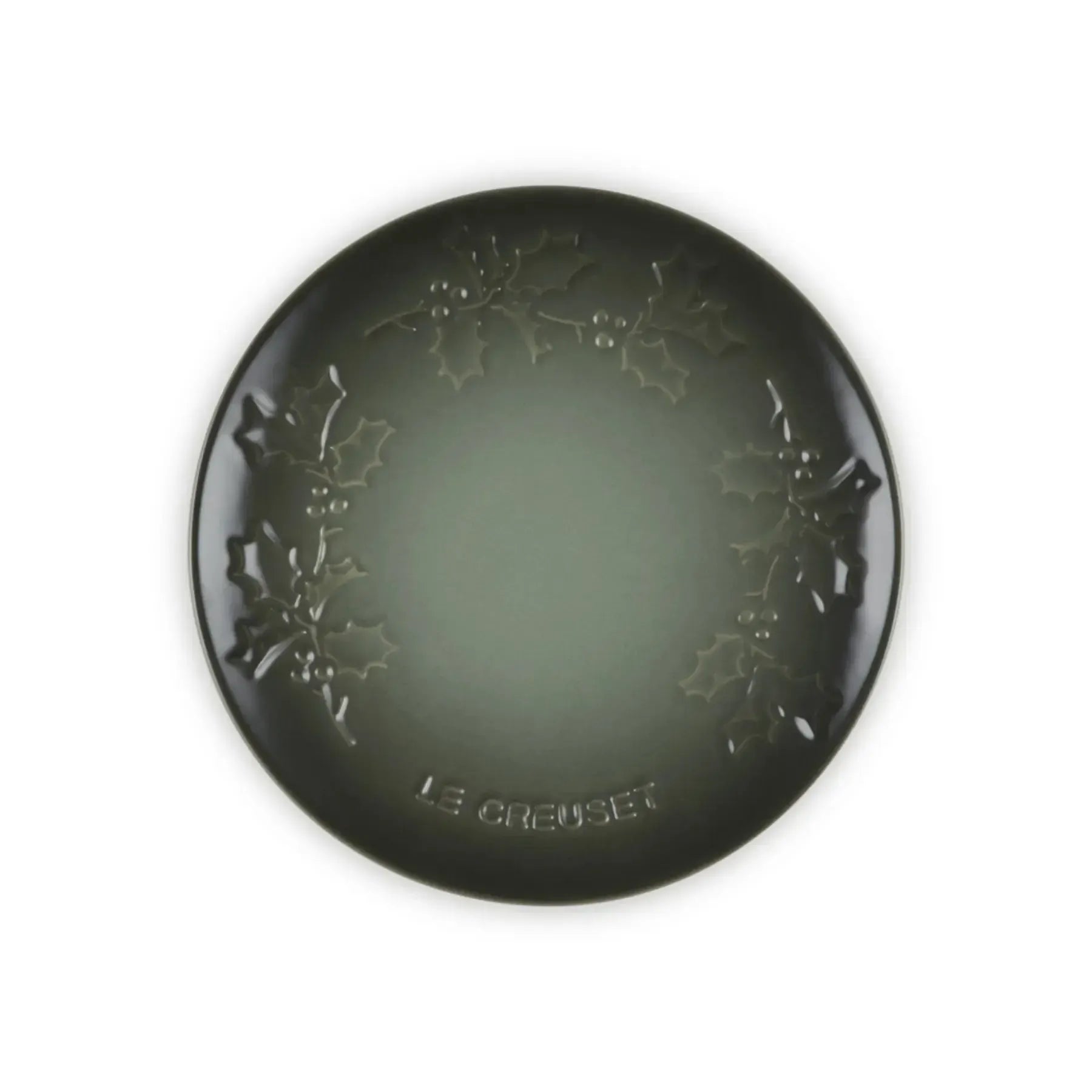 Prato Raso Cerâmica 19cm Thyme Sphere Holly Le Creuset