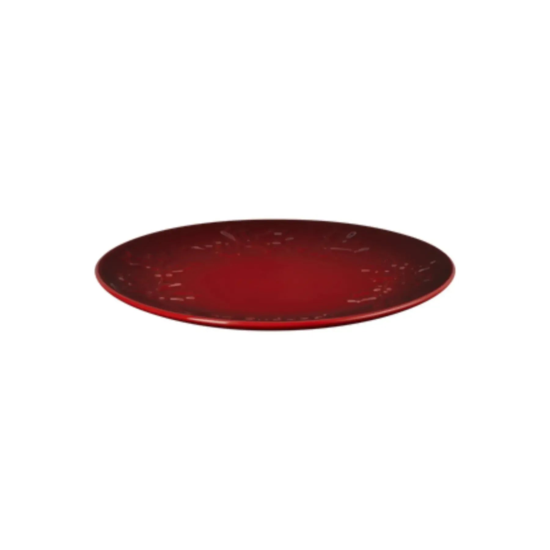 Prato Raso Cerâmica 19cm Vermelho Sphere Holly Le Creuset