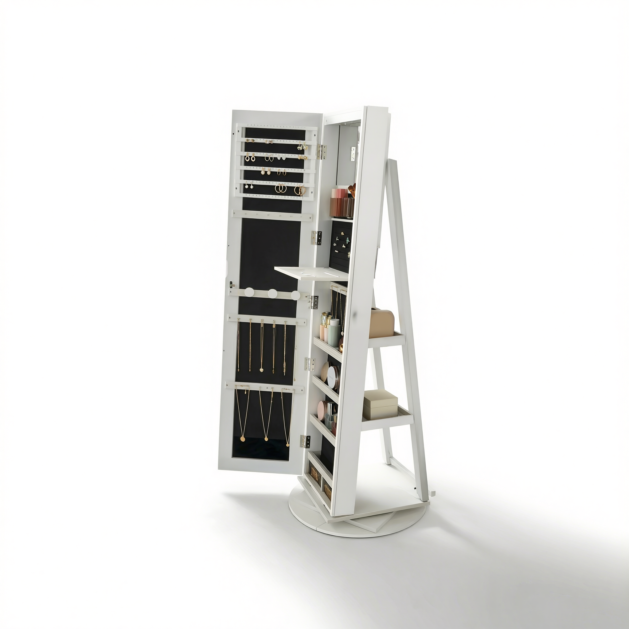 Camarim Porta-Joias 360° com LED