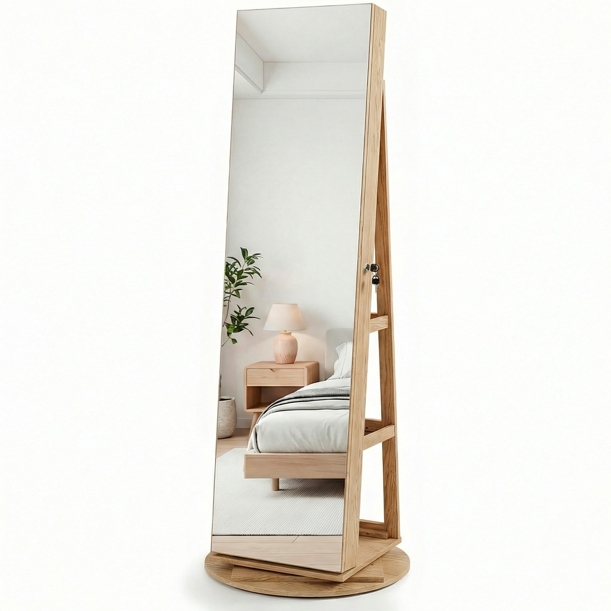 Camarim Porta-Joias 360° com LED