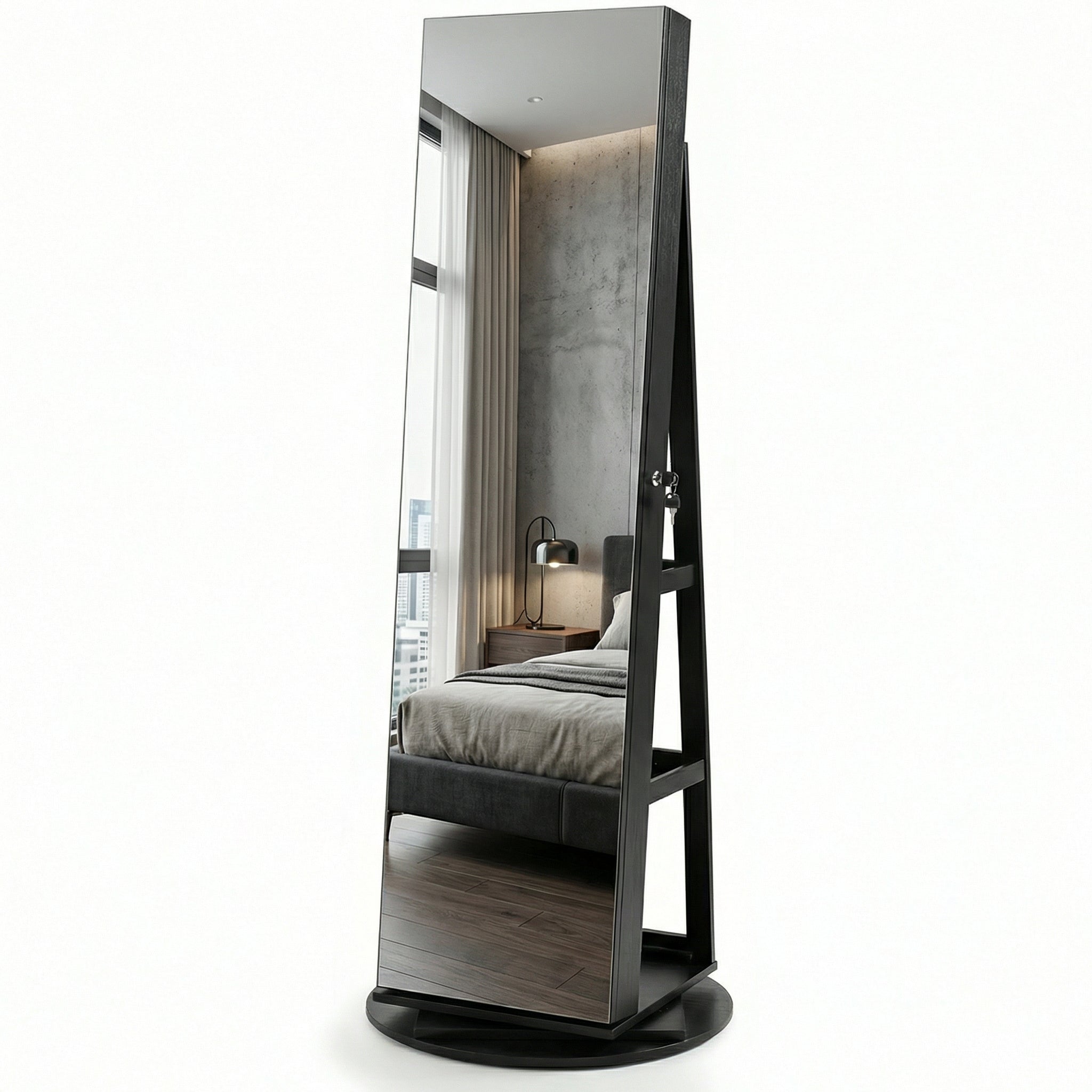 Camarim Porta-Joias 360° com LED